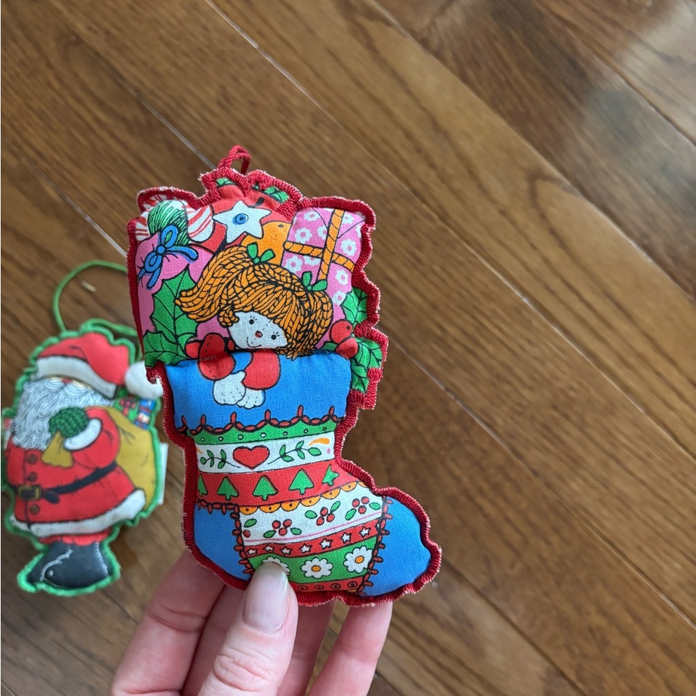 Vintage Plus Christmas Ornaments with Retro Design - Set of 2 - Picture 4 of 5